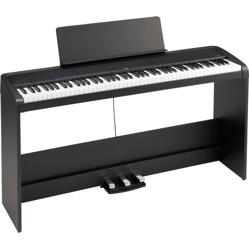 Korg B2+SP 88-Key Digital Piano with Stand and 3-Pedal System - Black *0% INSTALLMENT*