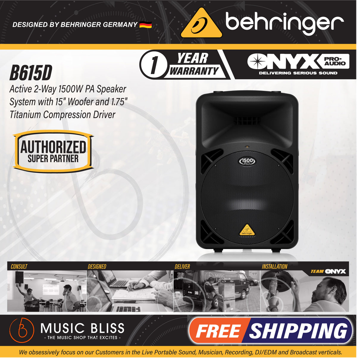 B615d Behringer Outdoor Speakers Compression Driver Behringer