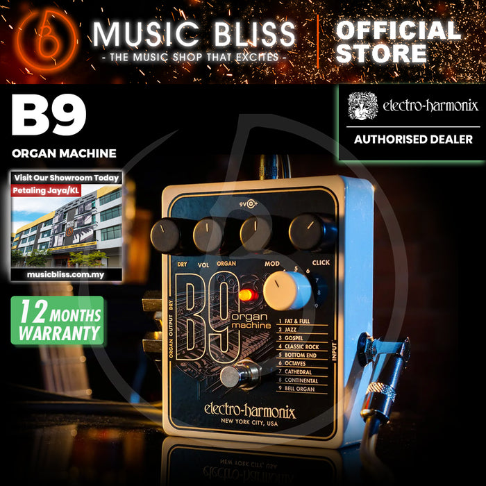 Electro Harmonix B9 Organ Machine Guitar Effects Pedal