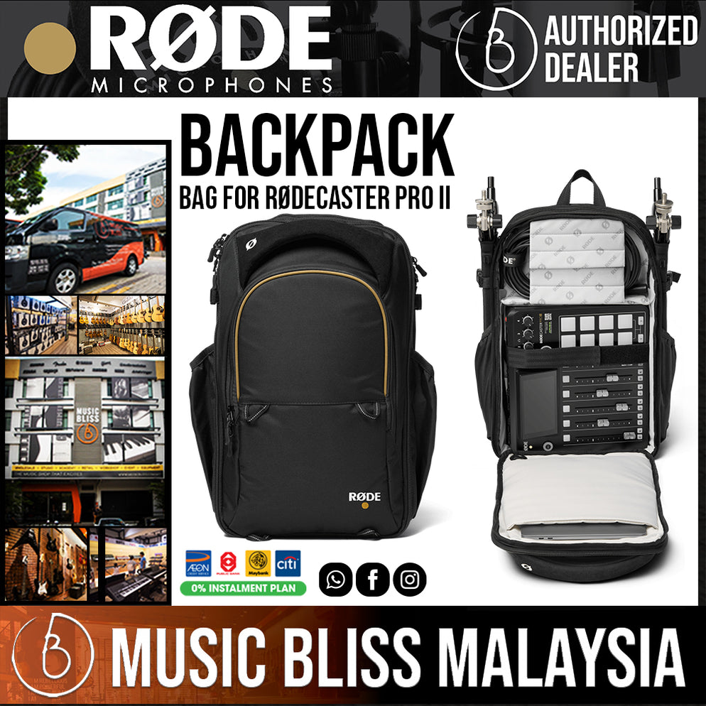 Rode Backpack Bag For RODECaster Pro II | Music Bliss Malaysia