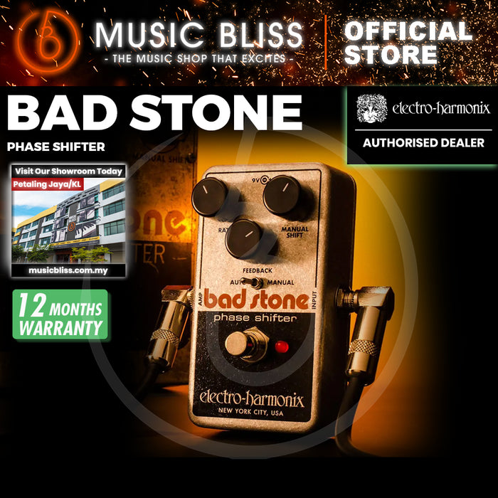 Electro Harmonix Bad Stone Phase Shifter Guitar Effects Pedal