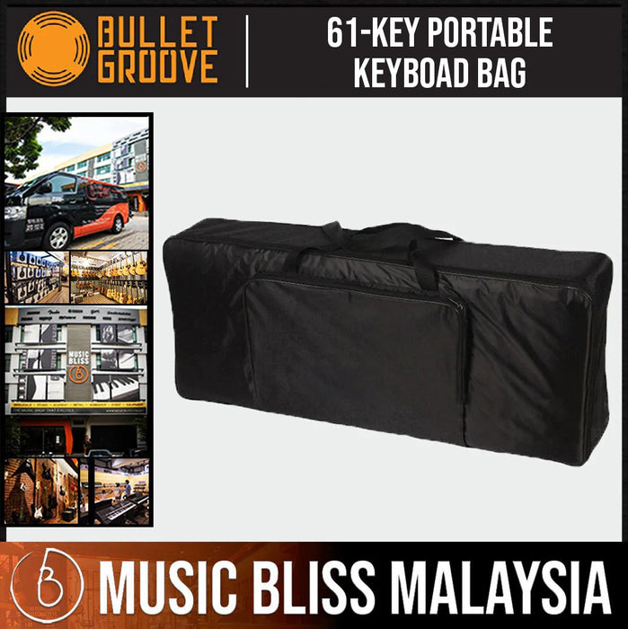 Bullet Groove Music Keyboard Bag 61 Keys, Piano Bag For 61 Keys, Best
