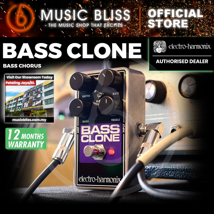 Electro Harmonix Bass Clone Chorus Effects Pedal