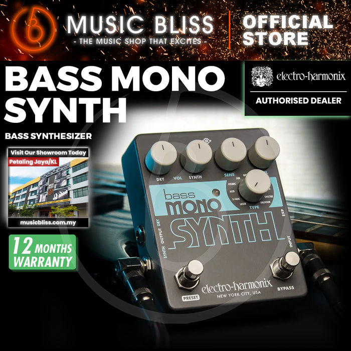 Electro Harmonix Bass Mono Synth Synthesizer Pedal