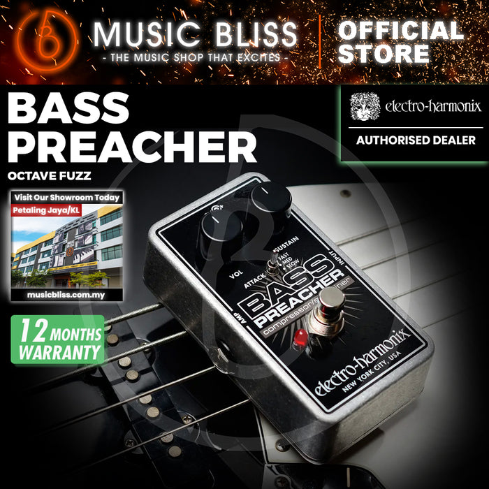 Electro Harmonix Bass Preacher Compression / Sustainer Pedal