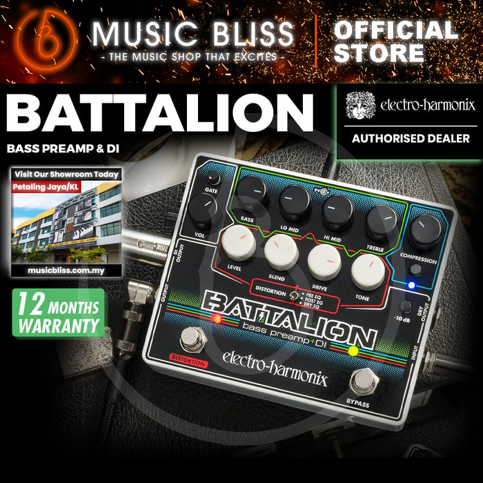 Electro Harmonix Battalion Bass Preamp and DI