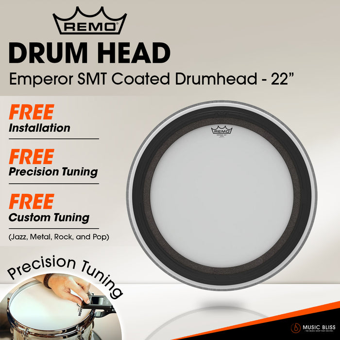 Remo Emperor SMT Coated Drumhead - 22"
