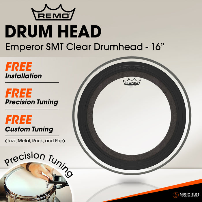 Remo Emperor SMT Clear Drumhead - 16"