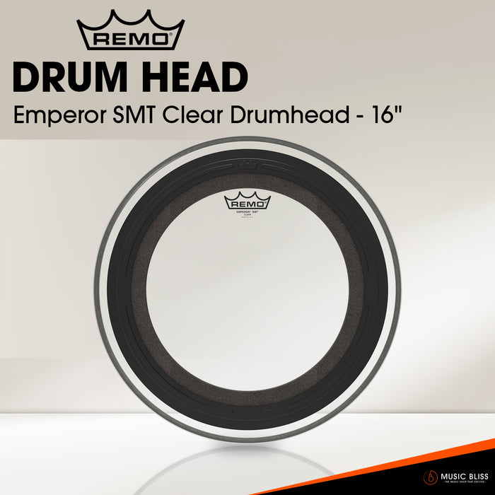 Remo Emperor SMT Clear Drumhead (Available in sizes 16"-22")