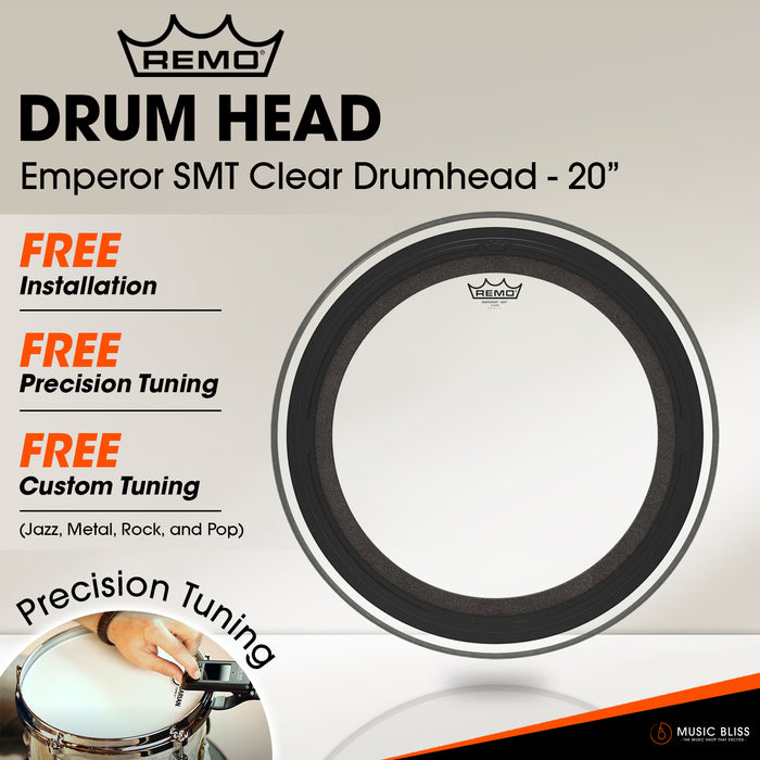 Remo Emperor SMT Clear Drumhead - 20"
