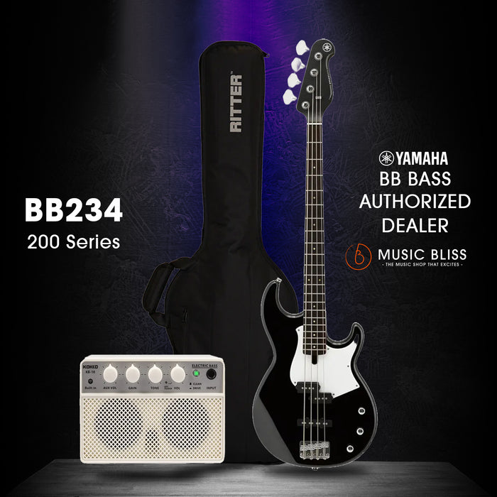 Yamaha BB234 4-string Electric Bass Guitar - Black