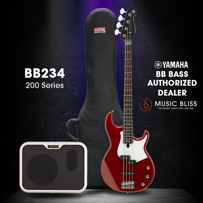 Yamaha BB234 4-string Electric Bass Guitar - Rasberry Red