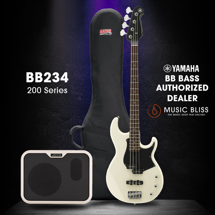 Yamaha BB234 4-string Electric Bass Guitar - Vintage White