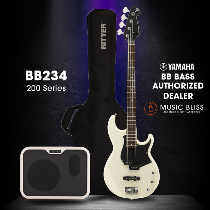 Yamaha BB234 4-string Electric Bass Guitar - Vintage White