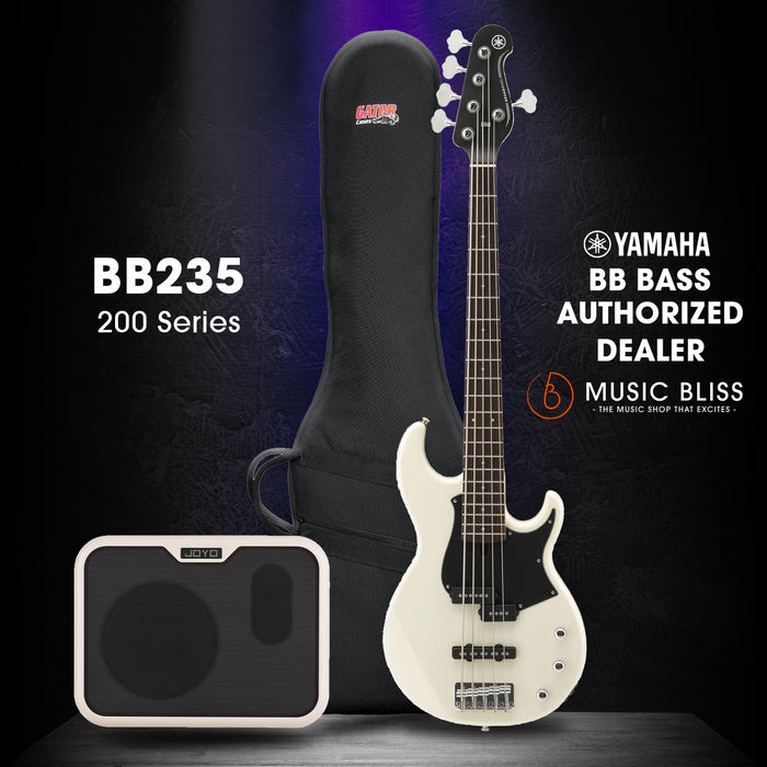Yamaha BB235 5-string Electric Bass Guitar - Vintage White