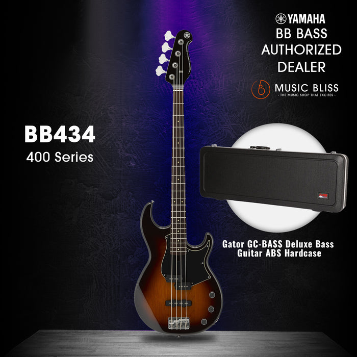 Yamaha BB434 4-string Electric Bass Guitar - Tobacco Brown Sunburst