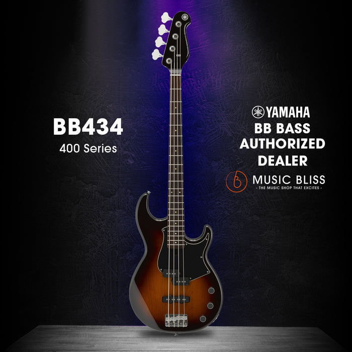 Yamaha BB434 4-string Electric Bass Guitar - Tobacco Brown Sunburst