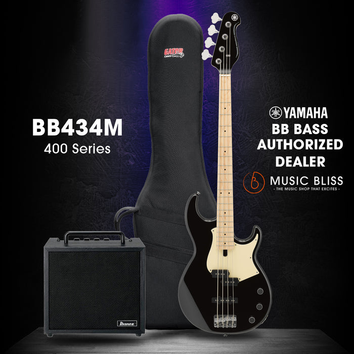 Yamaha BB434M 4-string Electric Bass Guitar - Black