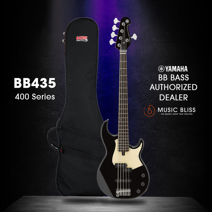 Yamaha BB435 5-string Electric Bass Guitar - Black