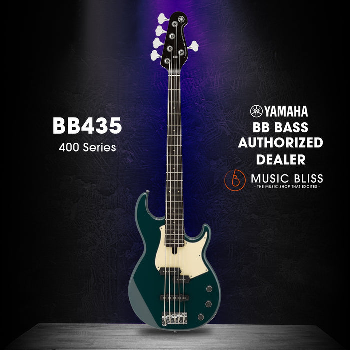 Yamaha BB435 5-string Electric Bass Guitar - Teal Blue