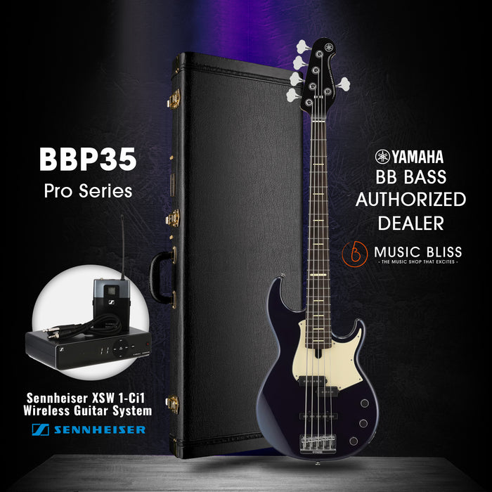 Yamaha BBP35 5-string Electric Bass Guitar - Midnight Blue