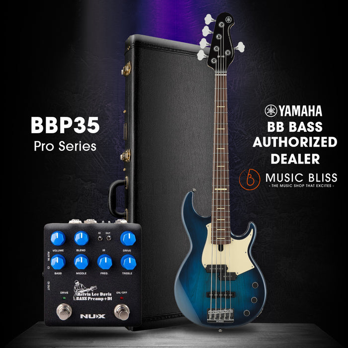 Yamaha BBP35 5-string Electric Bass Guitar - Moonlight Blue
