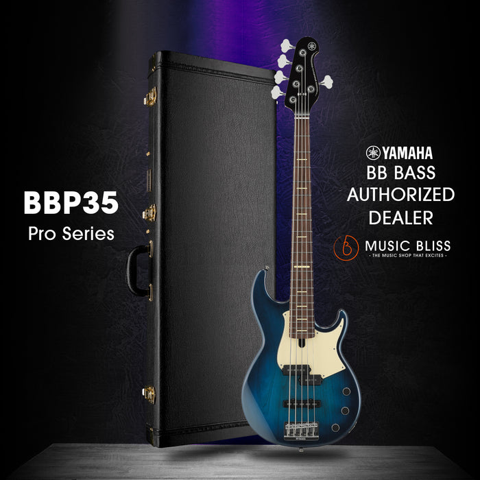 Yamaha BBP35 5-string Electric Bass Guitar - Moonlight Blue