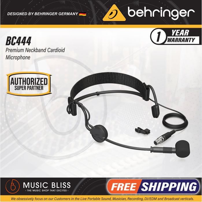 Behringer BC444 Neckband Cardioid Microphone - Music Bliss Malaysia