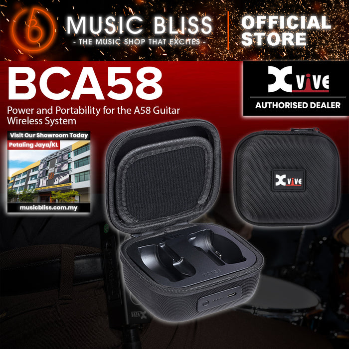 Xvive BCA58 Charging Case for A58 5.8 GHz Guitar Wireless System