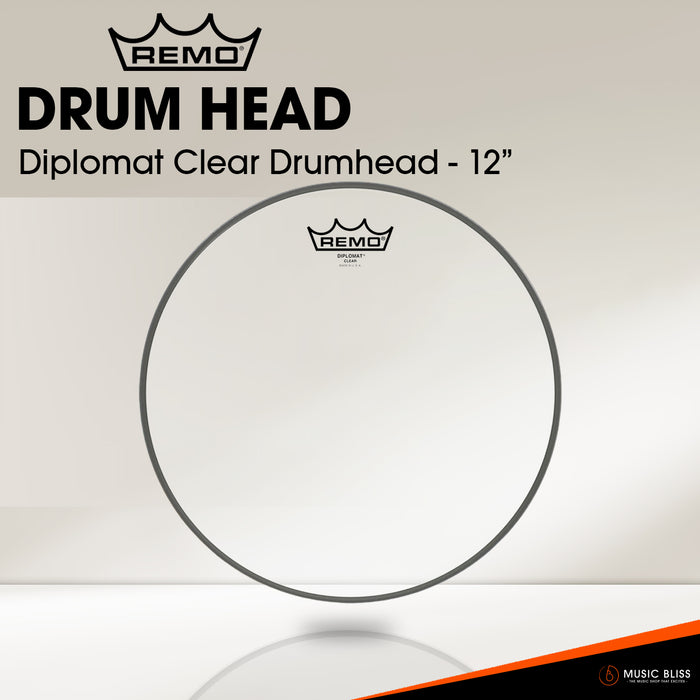 Remo Diplomat Clear Drumhead - 12"