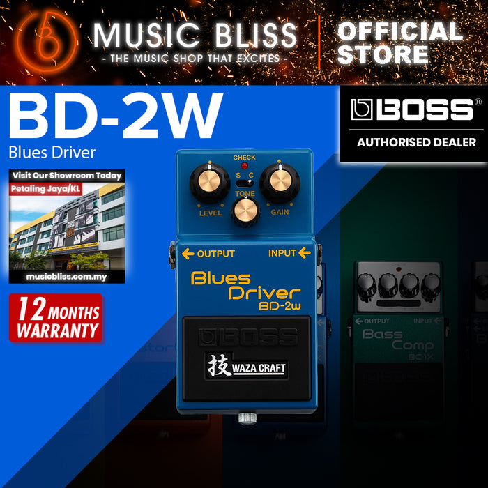 Boss BD-2W Waza Craft Blues Driver Guitar Effect Pedal
