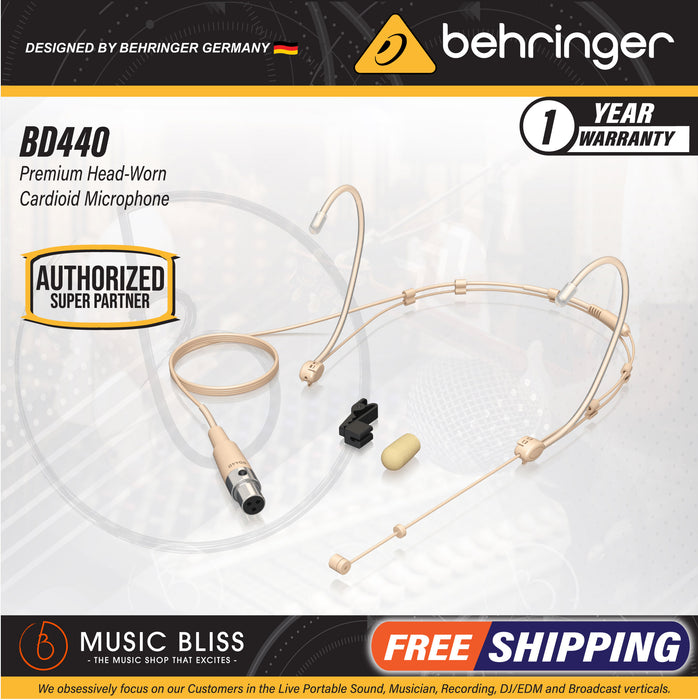 Behringer BD440 Headworn Cardioid Microphone - Tan - Music Bliss Malaysia