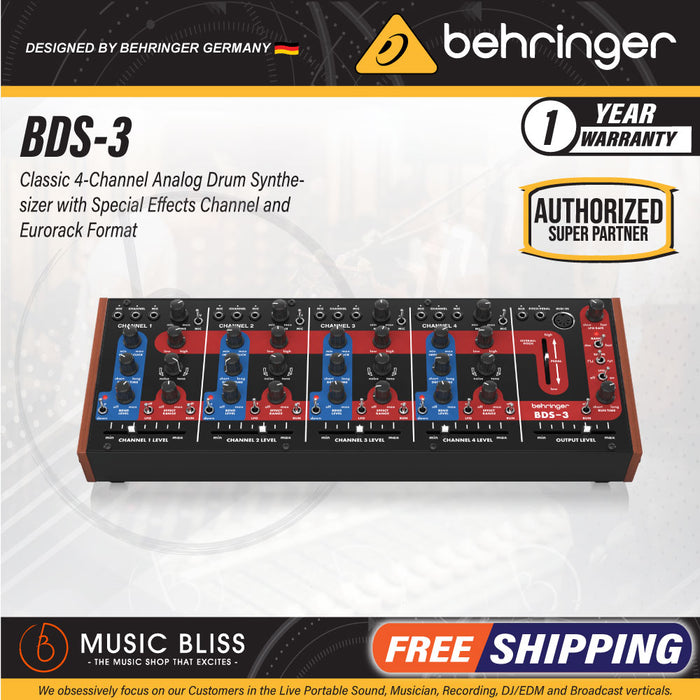Behringer BDS-3 Analog Drum Synthesizer