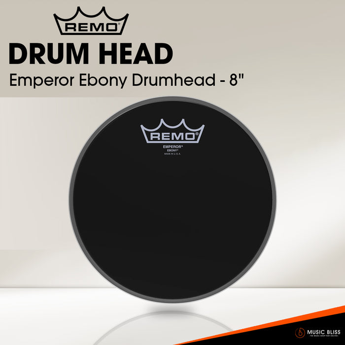 Remo Emperor Ebony Drumhead - 8"