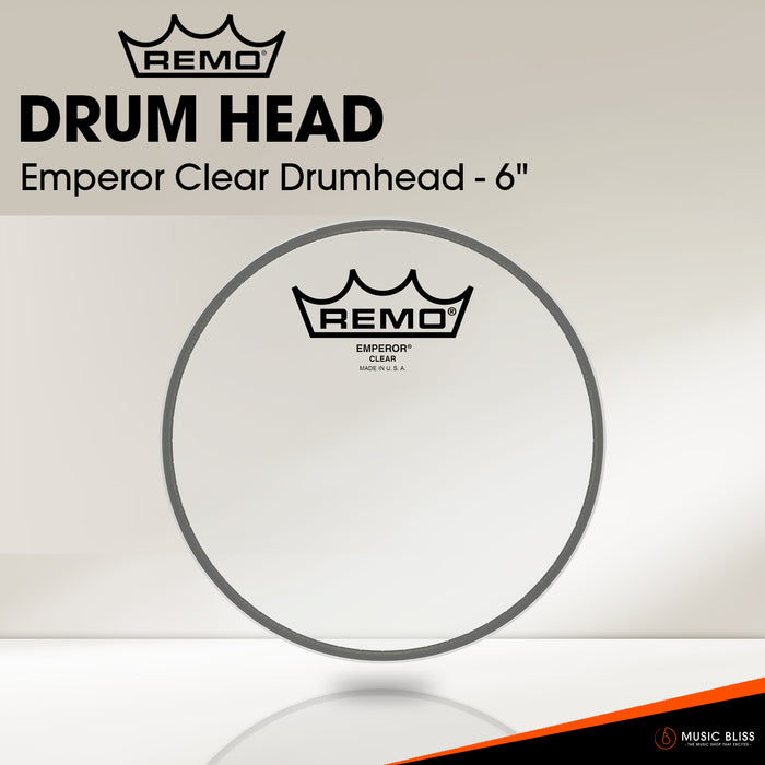 Remo Emperor Clear Drumhead - 6''