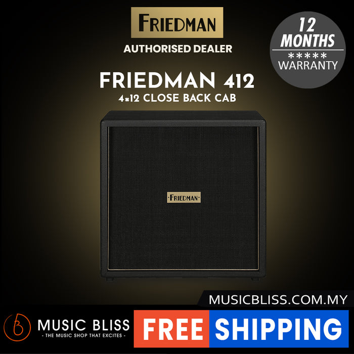 Friedman 412 100-watt 4x12" Extension Cabinet