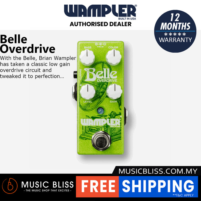 Wampler Belle Transparent Overdrive Pedal