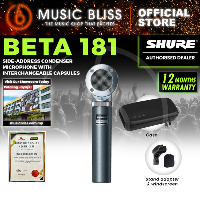Shure Beta 181/BI Small-diaphragm Condenser Microphone