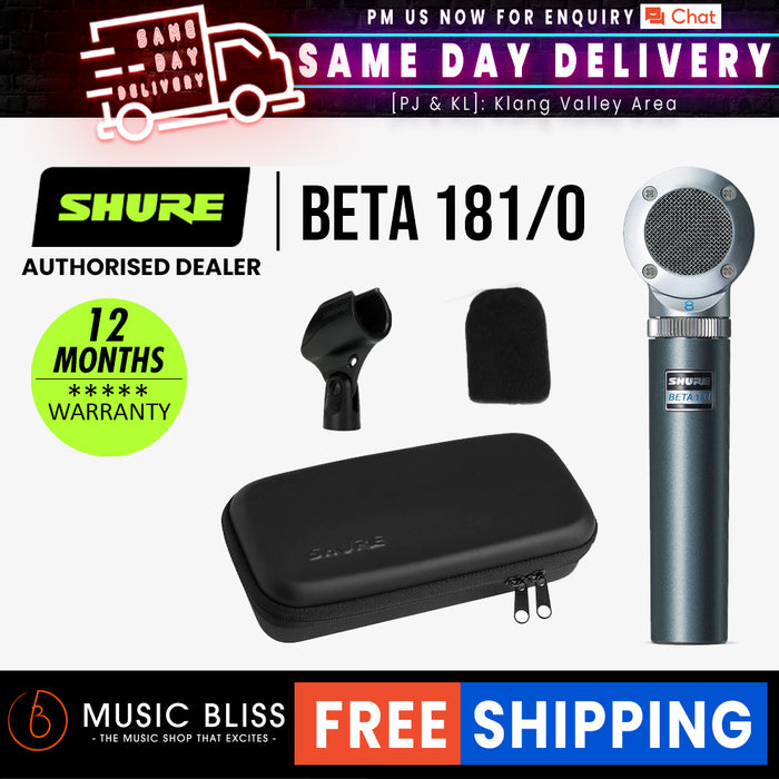 Shure Beta 181/O Small-diaphragm Condenser Microphone - Music Bliss Malaysia