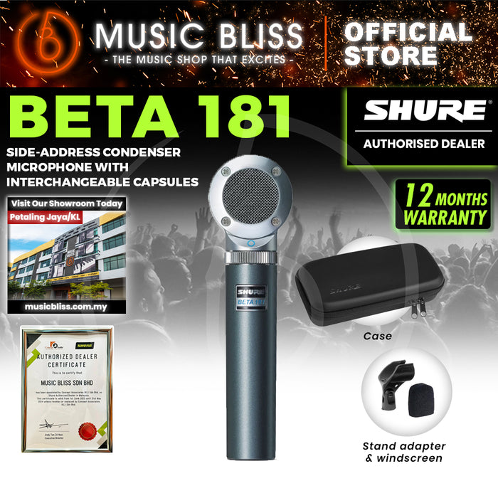 Shure Beta 181/O Small-diaphragm Condenser Microphone