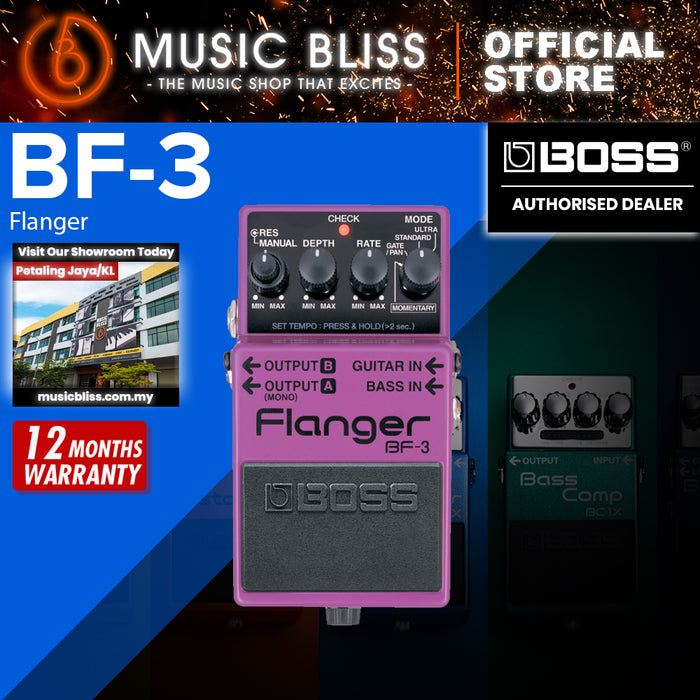 Boss BF-3 Flanger Guitar Effects Pedal