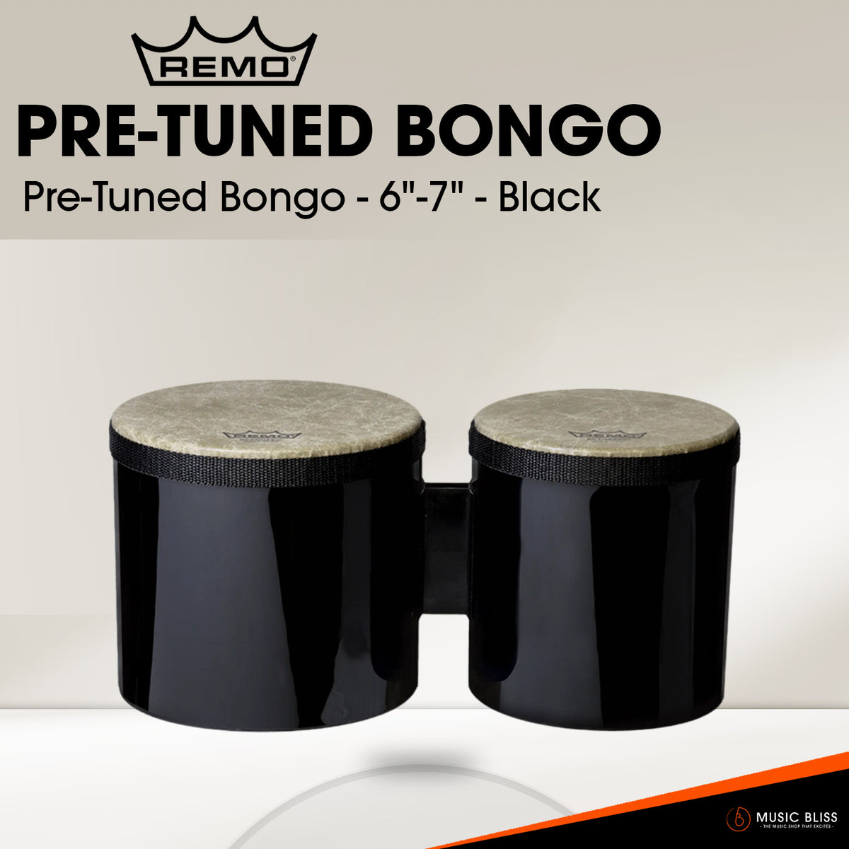 Remo Pre-Tuned Bongo - 6