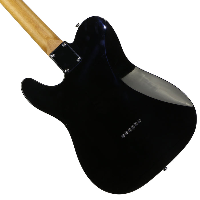 Deviser L-TE-BK Budget Beginner Electric Guitar – SS Tele Style Black for Rock Kapak