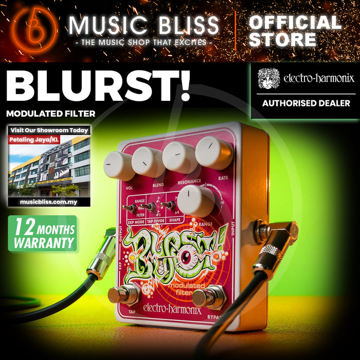 Electro Harmonix Blurst Modulated Filter Guitar Effects Pedal