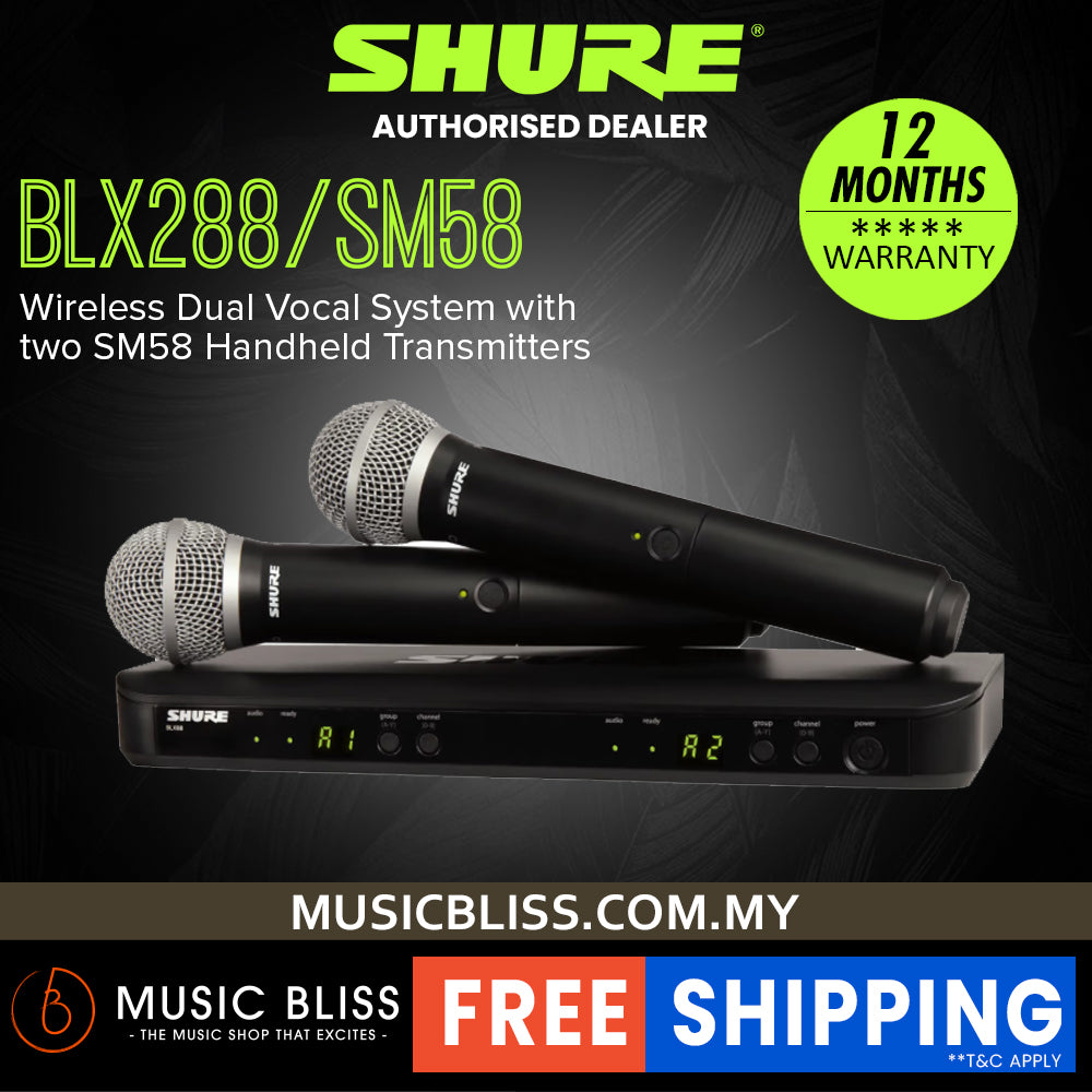 Shure Handheld Microphone Wireless Systems