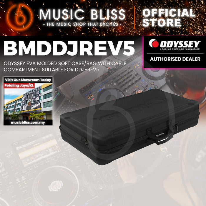 ODYSSEY BMDDJREV5 Pioneer DDJ-REV5 EVA Molded Soft Case/Bag with Cable Compartment