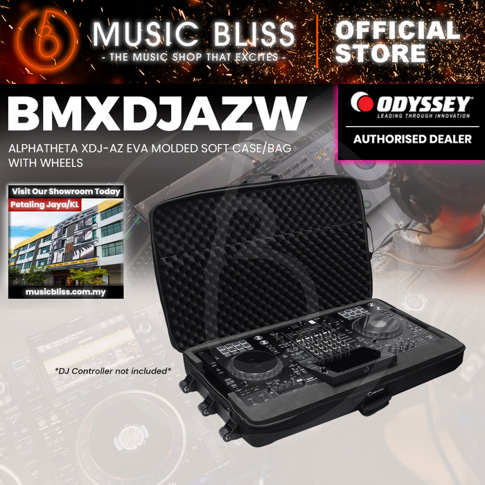ODYSSEY BMXDJAZW DJ Controller Bag with Wheels for XDJ-AZ