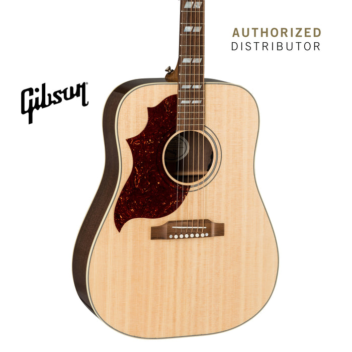 GIBSON HUMMINGBIRD STUDIO WALNUT LEFT-HANDED ACOUSTIC-ELECTRIC GUITAR - NATURAL - Music Bliss Malaysia