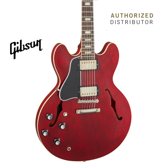 GIBSON 1964 ES-335 REISSUE VOS SEMI-HOLLOWBODY LEFT-HANDED ELECTRIC GUITAR - 60S CHERRY - Music Bliss Malaysia