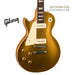 GIBSON 1956 LES PAUL GOLDTOP REISSUE VOS LEFT-HANDED ELECTRIC GUITAR - DOUBLE GOLD - Music Bliss Malaysia
